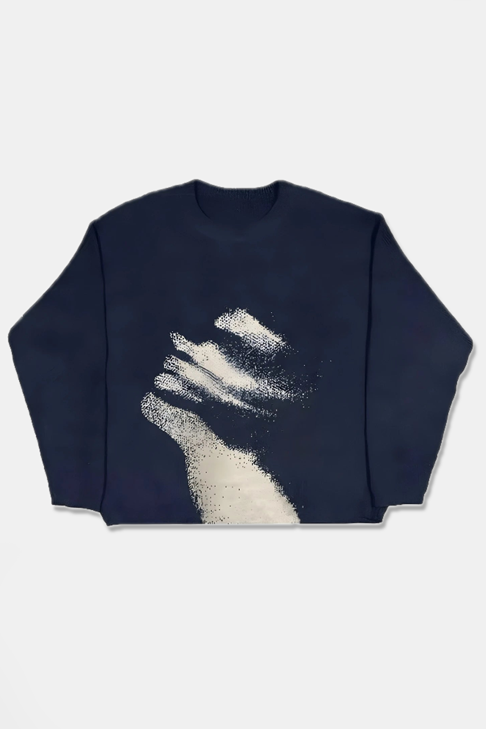 "DISTORTION" KNITTED SWEATER