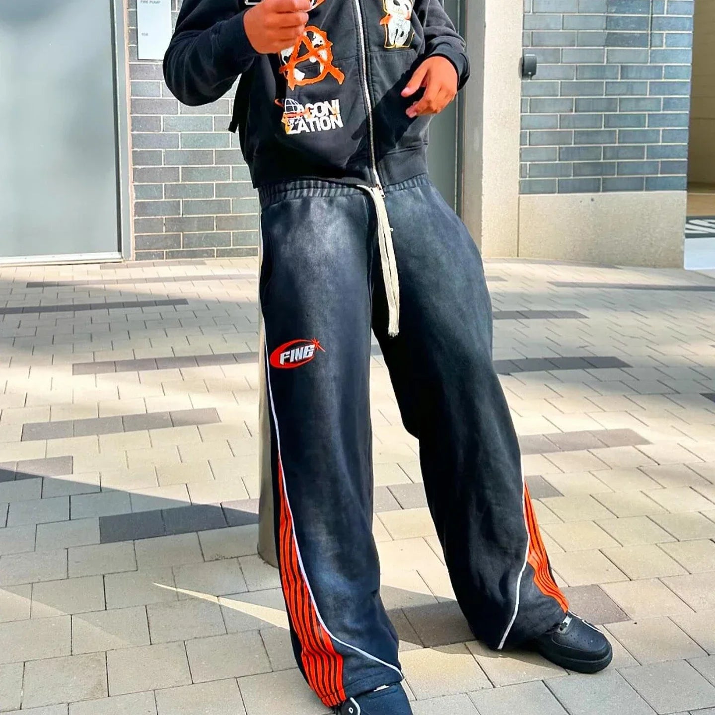 "FINE" STRAIGHT SWEATPANTS