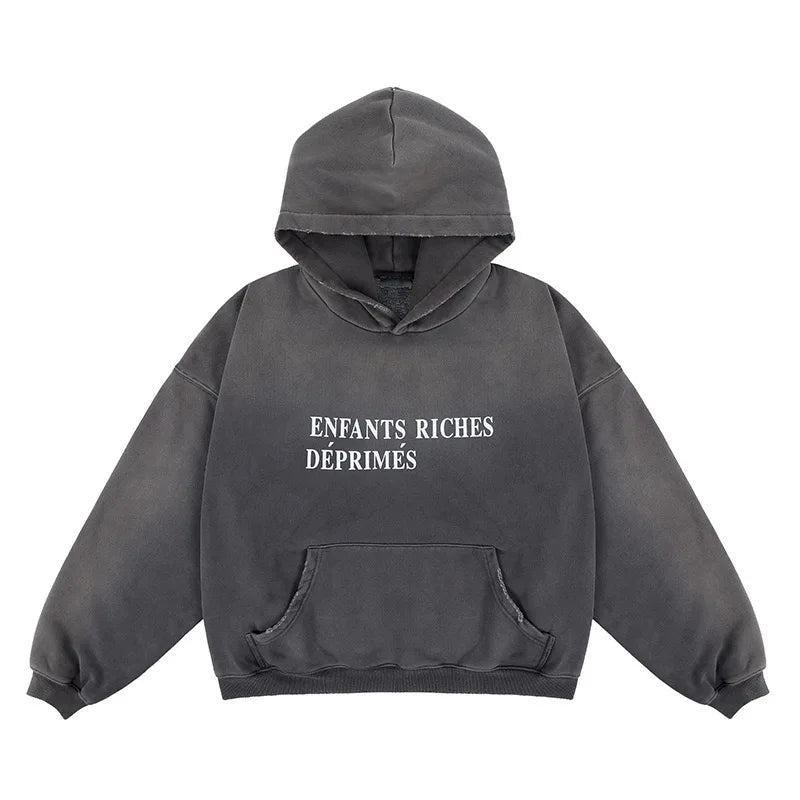 "RICHES DEPRIMES" QUALITY HOODIE