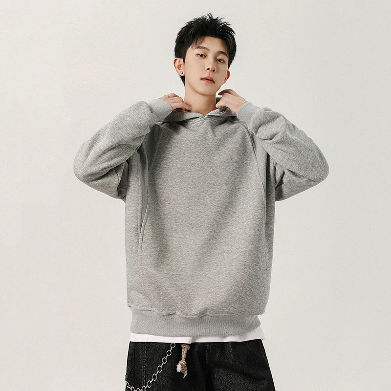 "KNIGHT" COMFY BASIC HOODIE