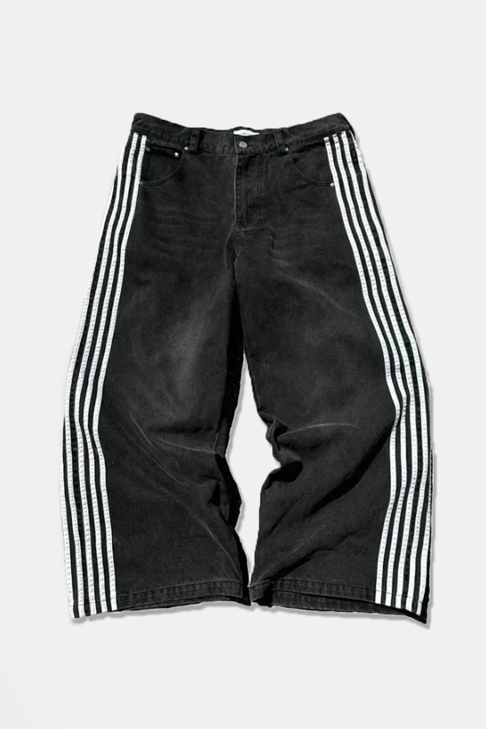 "STRIPED" OVERSIZED JEANS