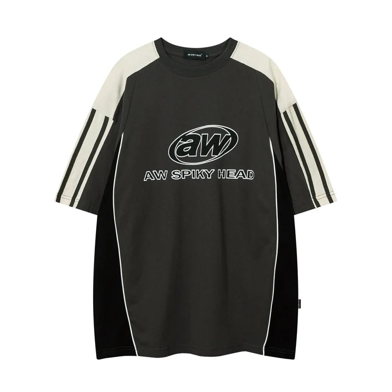 "SPIKY" RETRO OVERSIZED T-SHIRT