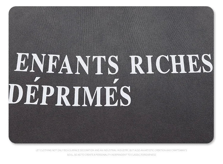 "RICHES DEPRIMES" QUALITY HOODIE