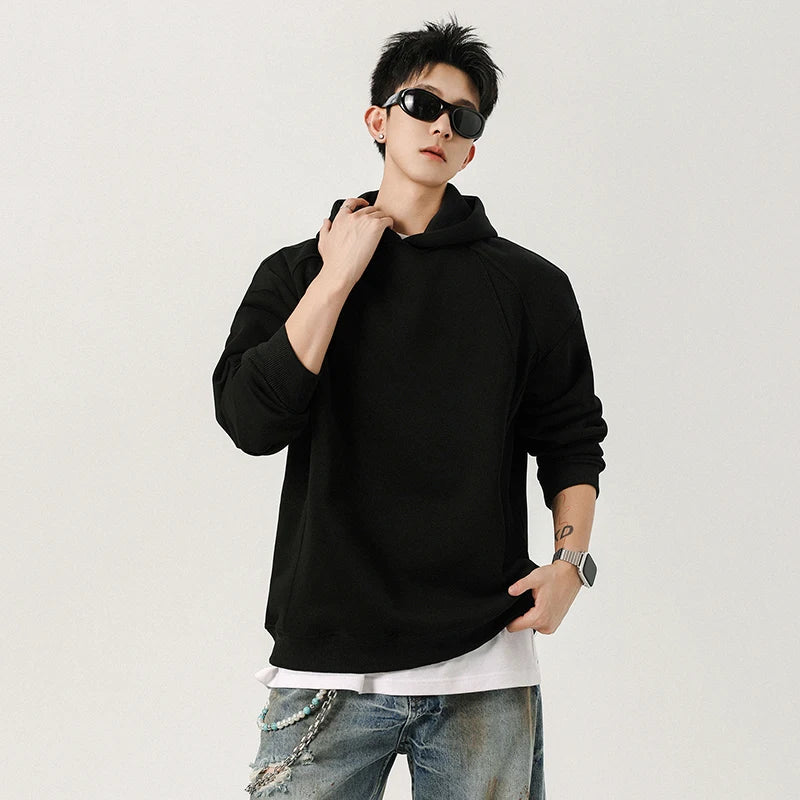 "KNIGHT" COMFY BASIC HOODIE