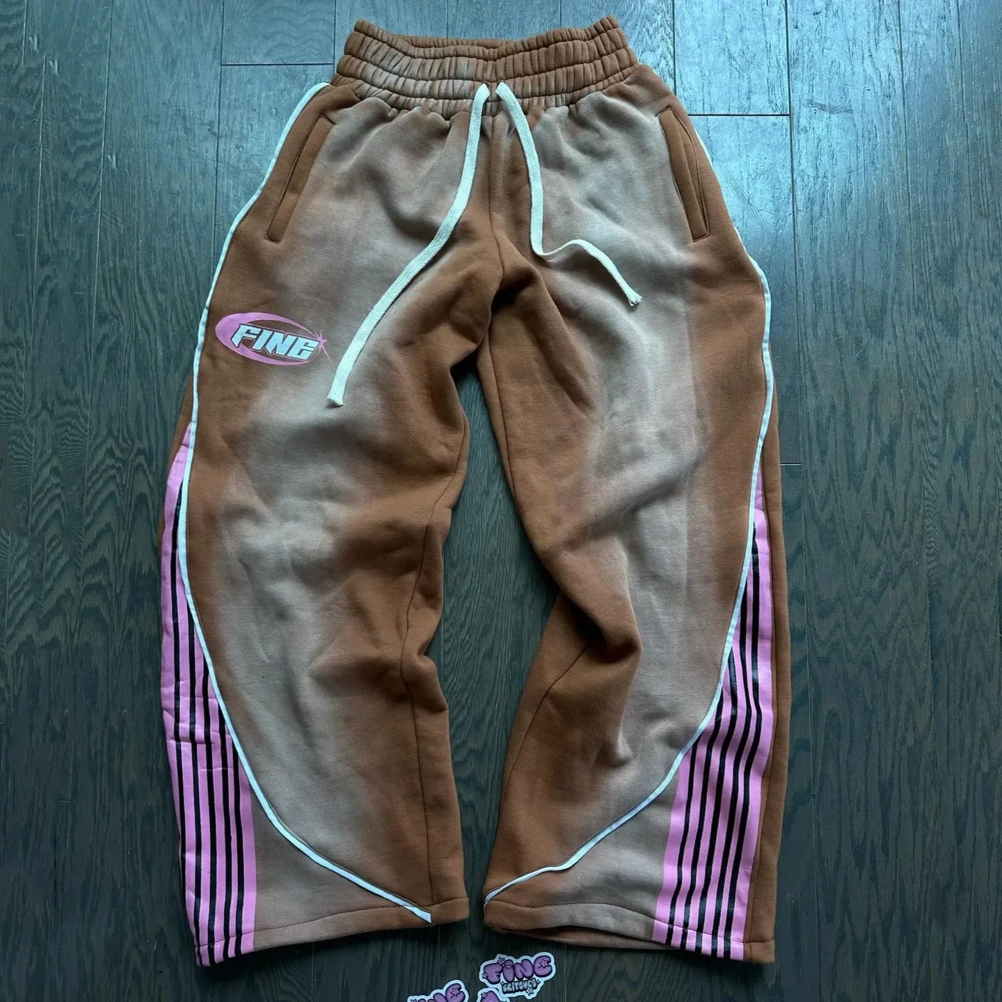 "FINE" STRAIGHT SWEATPANTS