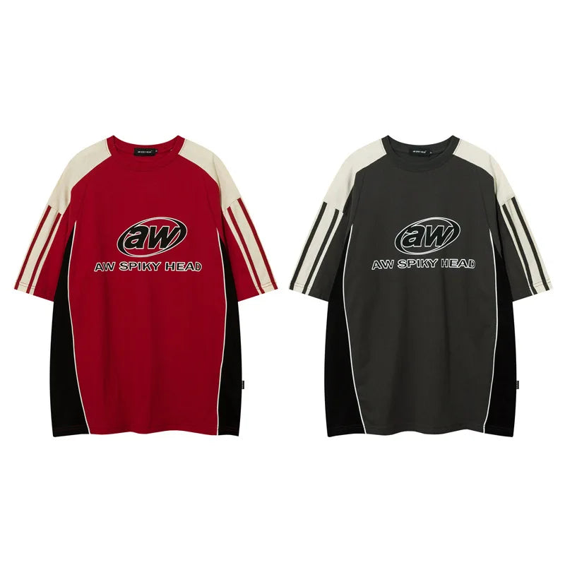 "SPIKY" RETRO OVERSIZED T-SHIRT