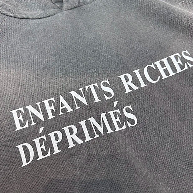 "RICHES DEPRIMES" QUALITY HOODIE
