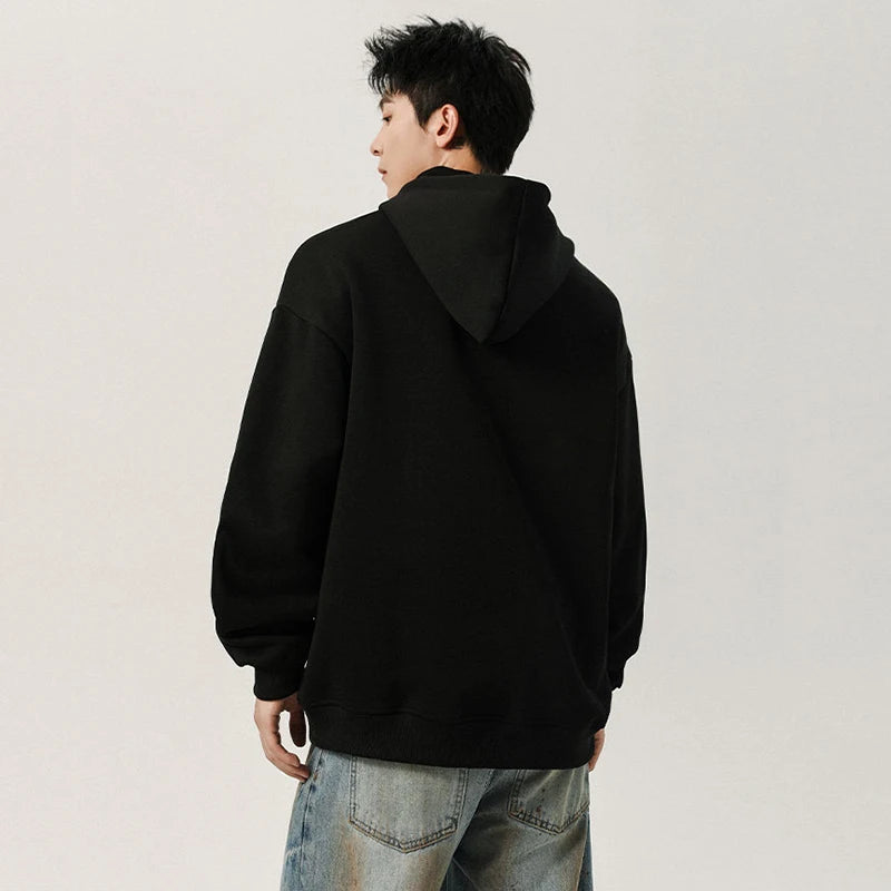"KNIGHT" COMFY BASIC HOODIE