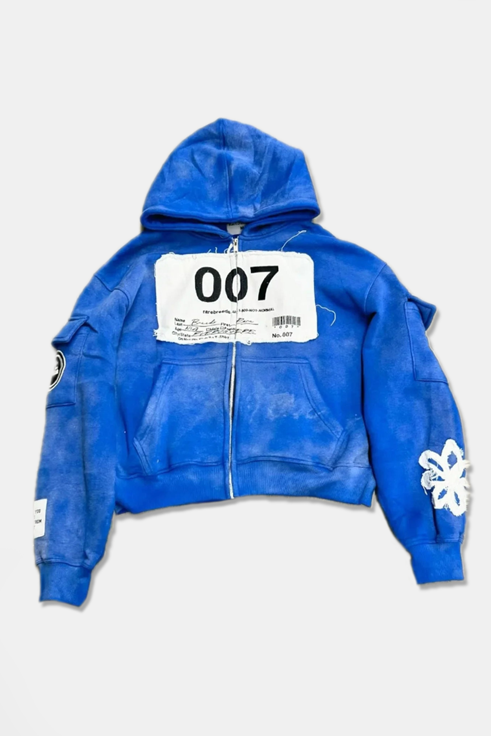 "007" GRAPHIC ZIP HOODIE