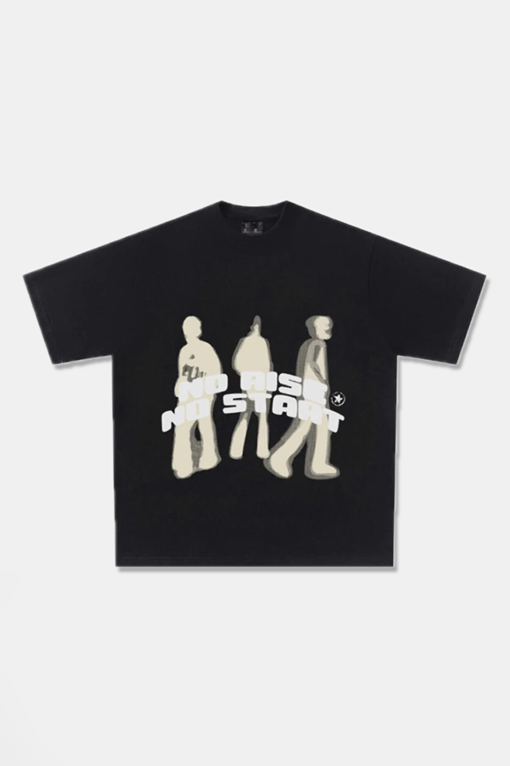 "NO RISE NO START" T-SHIRT
