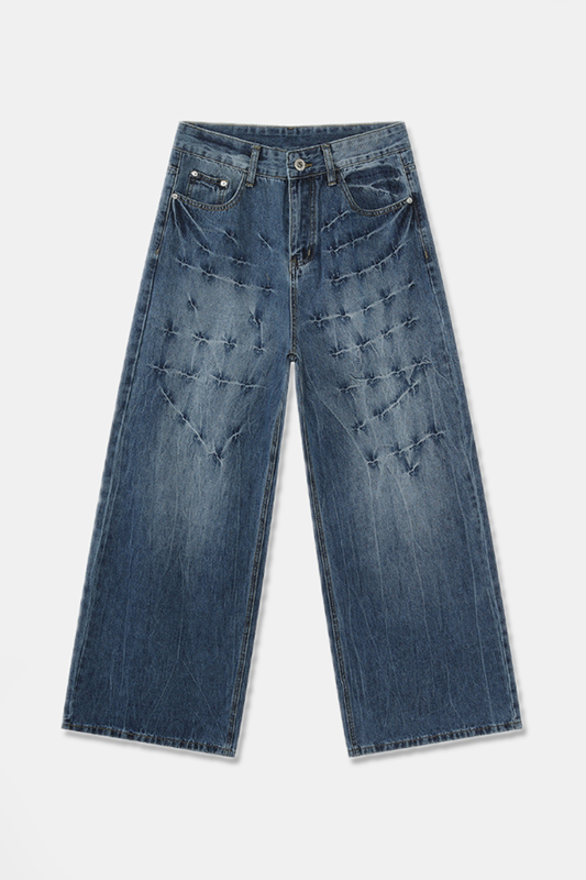 "OUTCAST" STRAIGHT JEANS