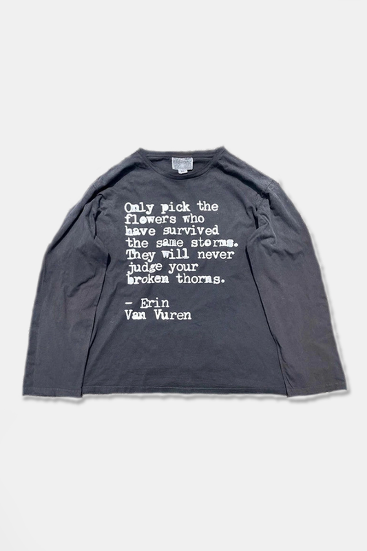 "PICK FLOWER" LONG SLEEVE SHIRT