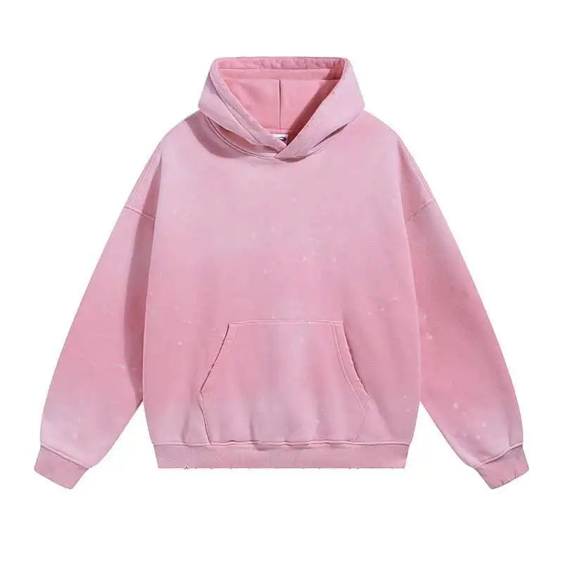 "MAKE" 360G SPRAY/DISTRESSED DYE HOODIE