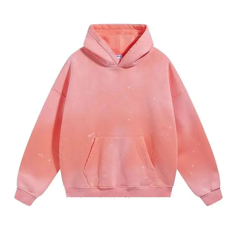 "MAKE" 360G SPRAY/DISTRESSED DYE HOODIE