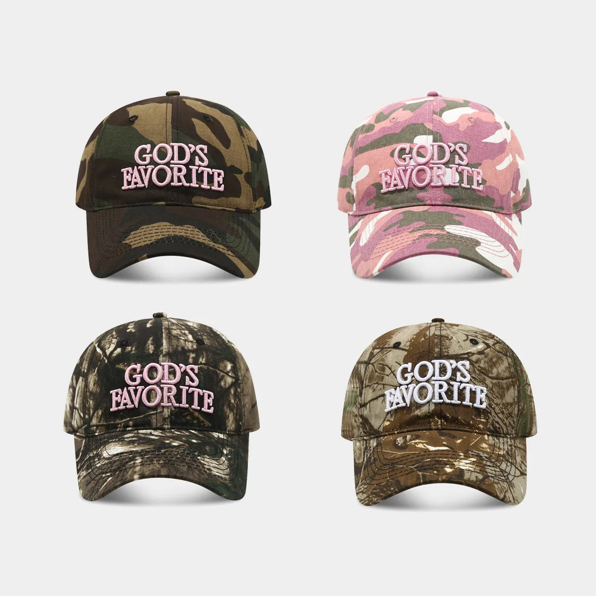 "GODS FAVORITE" BASEBALL CAP