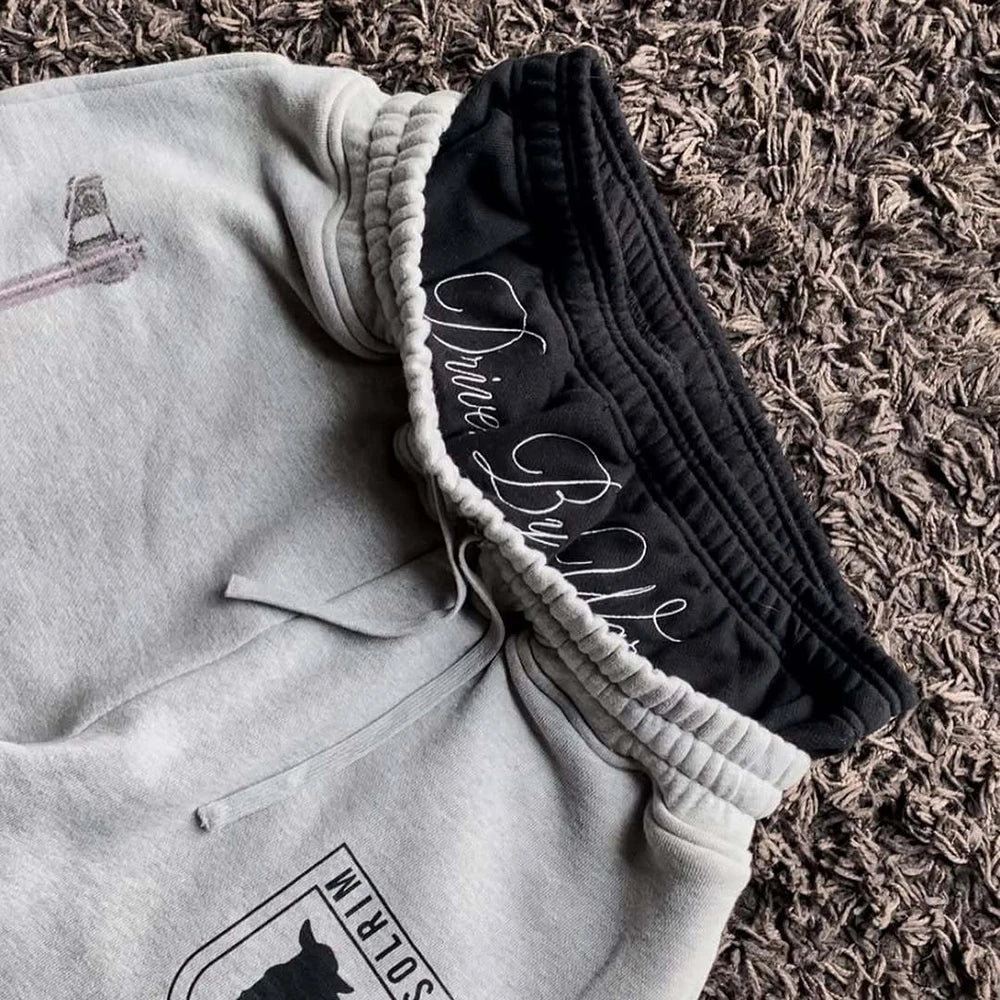 "AK-47" OVERSIZED SWEATPANTS
