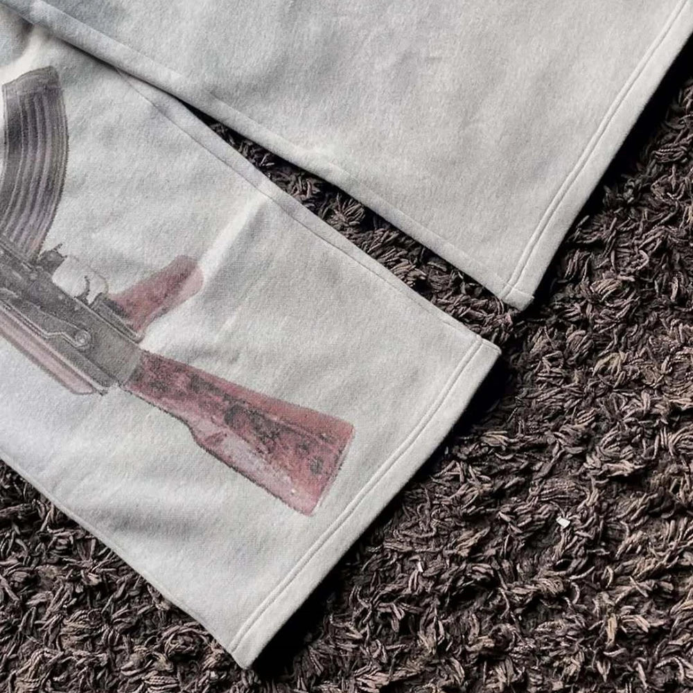 "AK-47" OVERSIZED SWEATPANTS