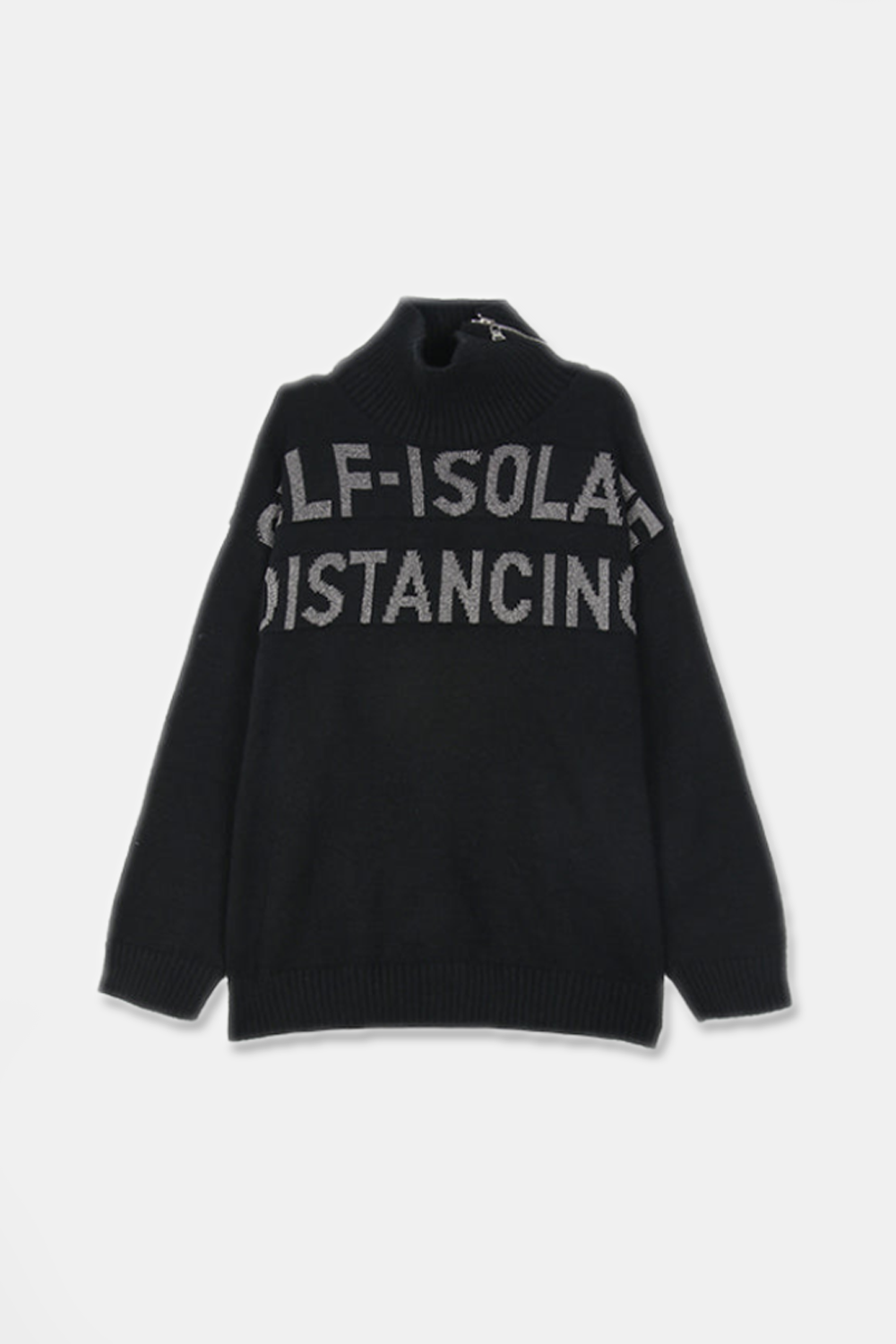 "SELF ISOLATING" OVERSIZED SWEATER