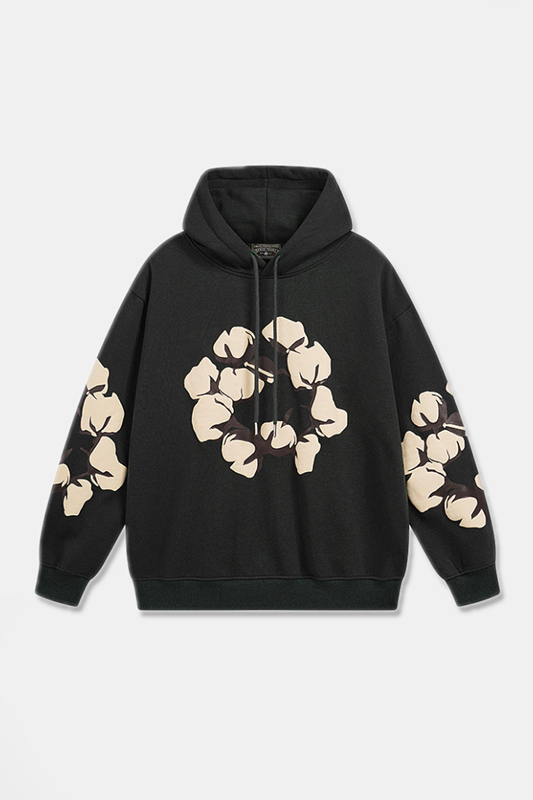 "TEARS" GRAPHIC OVERSIZED HOODIE